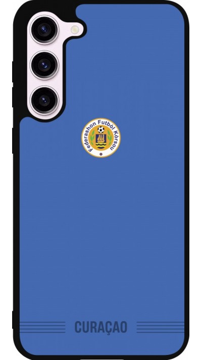 Samsung Galaxy S23+ Case Hülle - Silikon schwarz Curaçao 2026 personalisierbares Fussballtrikot