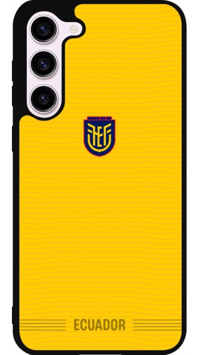 Samsung Galaxy S23+ Case Hülle - Silikon schwarz Ecuador 2026 personalisierbares Fussballtrikot