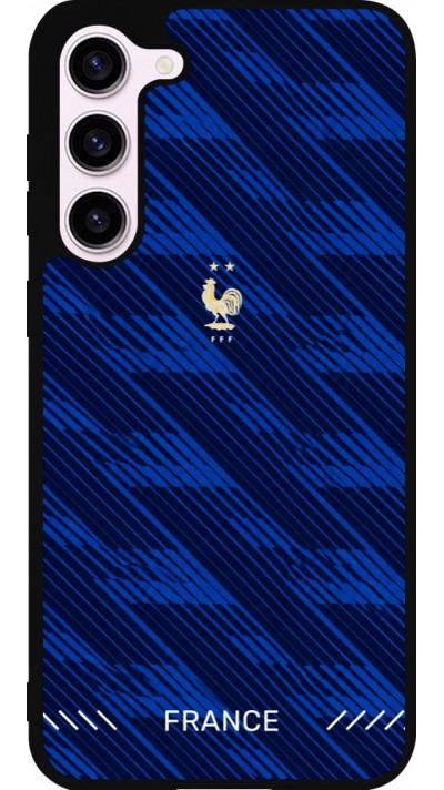 Samsung Galaxy S23+ Case Hülle - Silikon schwarz Frankreich 2026 personalisierbares Fussballtrikot