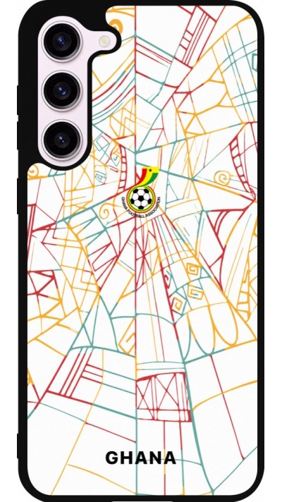 Samsung Galaxy S23+ Case Hülle - Silikon schwarz Ghana 2026 personalisierbares Fussballtrikot
