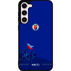 Samsung Galaxy S23+ Case Hülle - Silikon schwarz Haiti 2026 personalisierbares Fussballtrikot