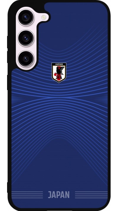 Samsung Galaxy S23+ Case Hülle - Silikon schwarz Japan 2022 personalisierbares Fussballtrikot