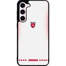 Samsung Galaxy S23+ Case Hülle - Silikon schwarz Jordanien 2026 personalisierbares Fussballtrikot