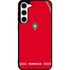 Samsung Galaxy S23+ Case Hülle - Silikon schwarz Marokko 2026 personalisierbares Fussballtrikot