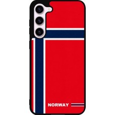 Samsung Galaxy S23+ Case Hülle - Silikon schwarz Norwegen 2026 personalisierbares Fussballtrikot