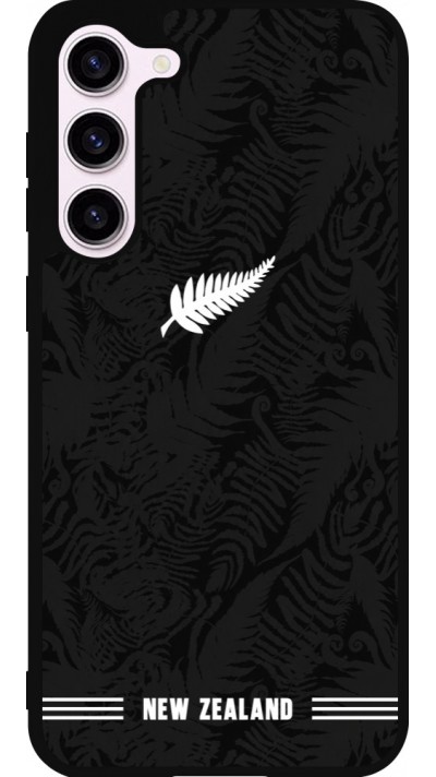 Samsung Galaxy S23+ Case Hülle - Silikon schwarz Neuseeland 2026 personalisierbares Fussballtrikot