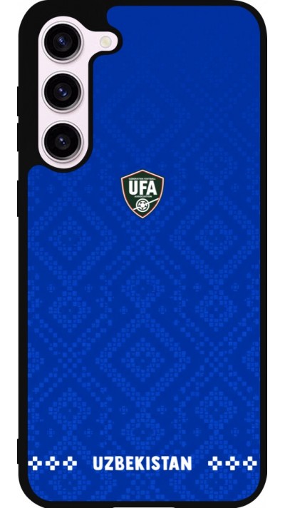 Samsung Galaxy S23+ Case Hülle - Silikon schwarz Usbekistan 2026 personalisierbares Fussballtrikot