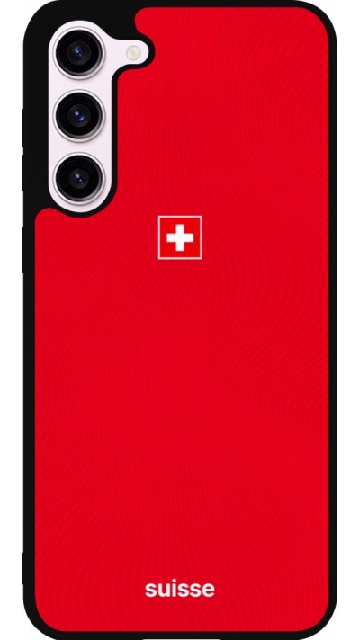 Samsung Galaxy S23+ Case Hülle - Silikon schwarz Schweiz 2026 personalisierbares Fussballtrikot