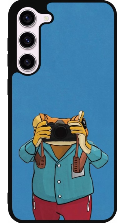 Samsung Galaxy S23+ Case Hülle - Silikon schwarz Frog with camera DTMF