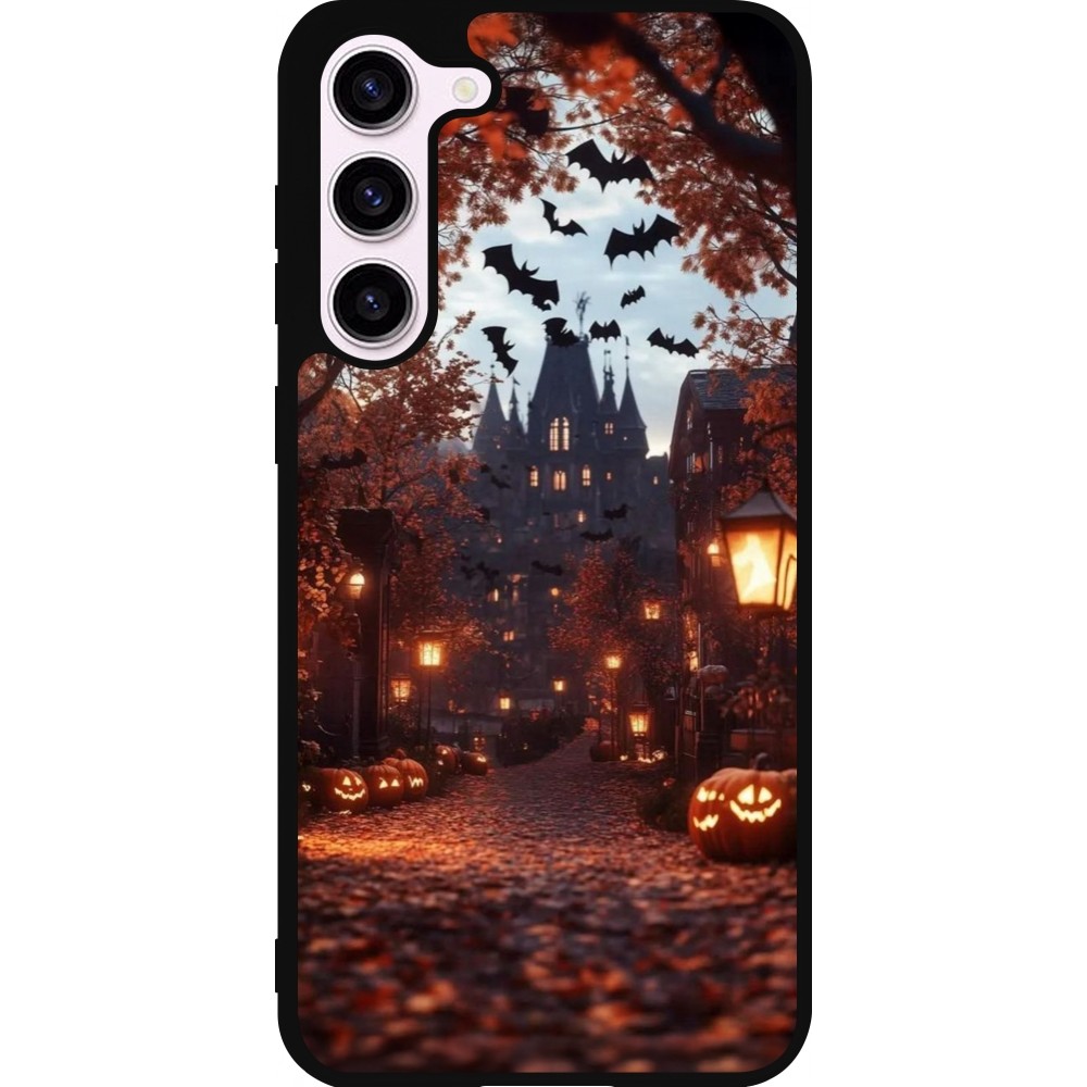 Samsung Galaxy S23+ Case Hülle - Silikon schwarz Halloween 2025 Haunted house