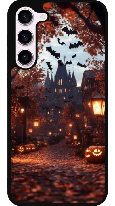 Samsung Galaxy S23+ Case Hülle - Silikon schwarz Halloween 2025 Haunted house