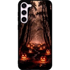 Samsung Galaxy S23+ Case Hülle - Silikon schwarz Halloween 2025 Road of Terrifying Pumpkins