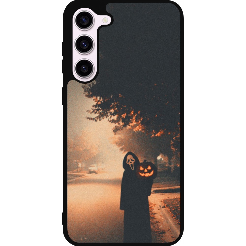 Samsung Galaxy S23+ Case Hülle - Silikon schwarz Halloween 2025 Scream