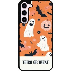 Samsung Galaxy S23+ Case Hülle - Silikon schwarz Halloween 2025 Trick treat