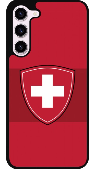 Samsung Galaxy S23+ Case Hülle - Silikon schwarz Hockey World Championship Ecusson Suisse
