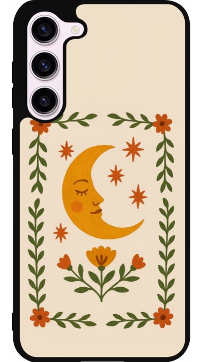 Samsung Galaxy S23+ Case Hülle - Silikon schwarz Half moon stamp 2026