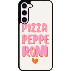 Samsung Galaxy S23+ Case Hülle - Silikon schwarz Pizza pepperoni 2026