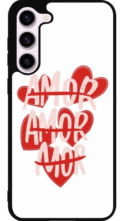 Coque Samsung Galaxy S23+ - Silicone rigide noir Saint Valentines Day 26 Amor