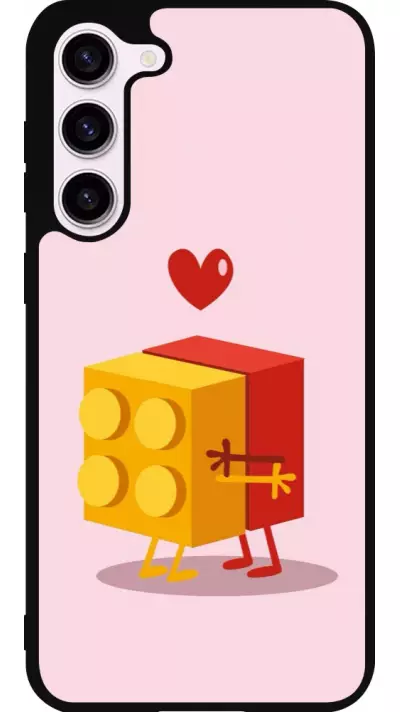 Samsung Galaxy S23+ Case Hülle - Silikon schwarz Saint Valentines Day 26 Puzzle