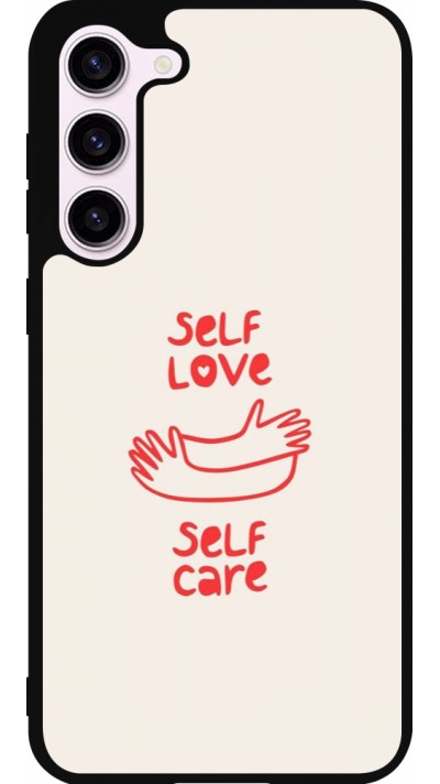 Coque Samsung Galaxy S23+ - Silicone rigide noir Saint Valentines Day 26 Self love self care