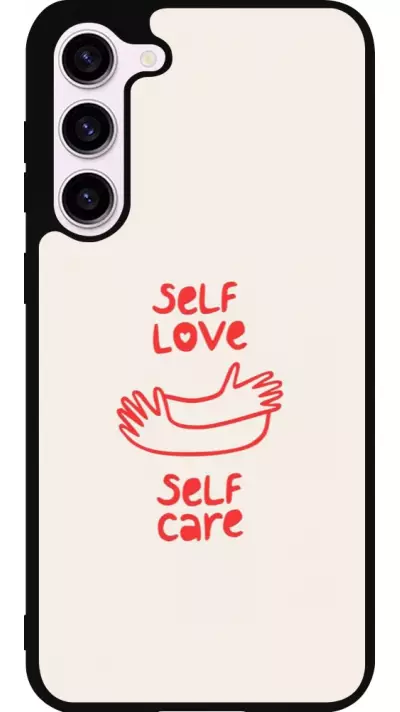 Samsung Galaxy S23+ Case Hülle - Silikon schwarz Saint Valentines Day 26 Self love self care