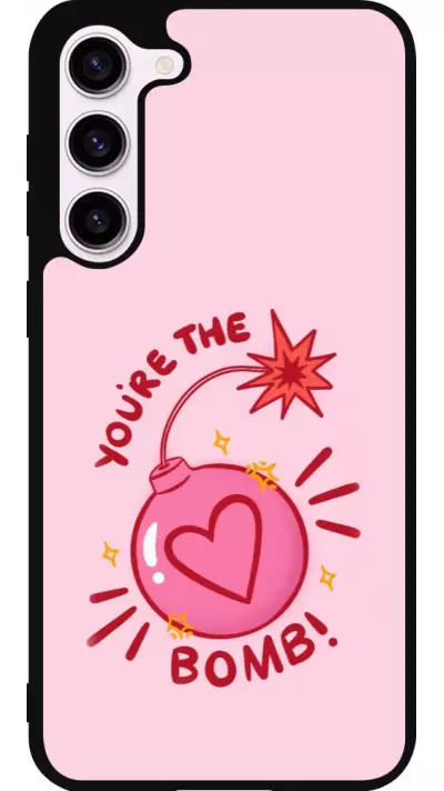 Samsung Galaxy S23+ Case Hülle - Silikon schwarz Saint Valentines Day 26 You are the bomb