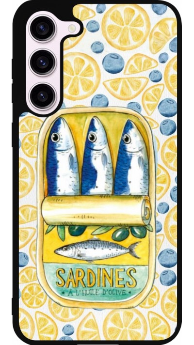 Samsung Galaxy S23+ Case Hülle - Silikon schwarz Sardines in oil 2026