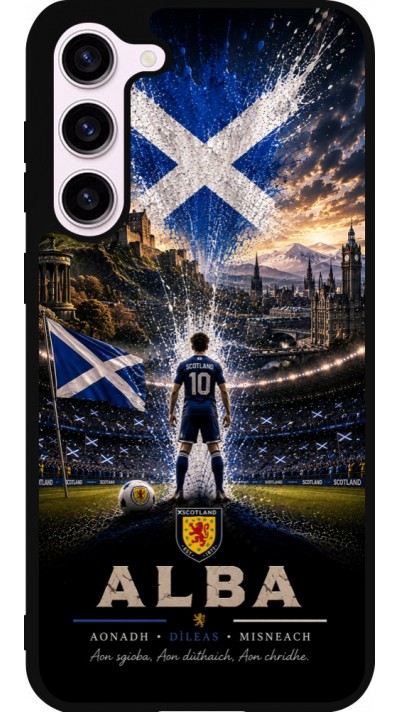 Samsung Galaxy S23+ Case Hülle - Silikon schwarz Fussball Schottland splash 2026
