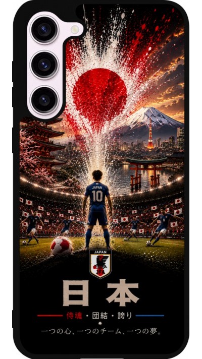 Samsung Galaxy S23+ Case Hülle - Silikon schwarz Fussball Japan splash 2026