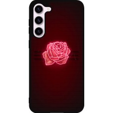 Samsung Galaxy S23+ Case Hülle - Silikon schwarz Spring 23 neon rose