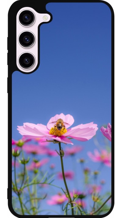 Samsung Galaxy S23+ Case Hülle - Silikon schwarz Bee on a flower 2026