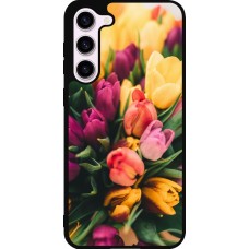 Samsung Galaxy S23+ Case Hülle - Silikon schwarz Bouquet of tulips 2026