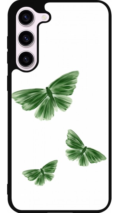 Samsung Galaxy S23+ Case Hülle - Silikon schwarz Butterflies 2026
