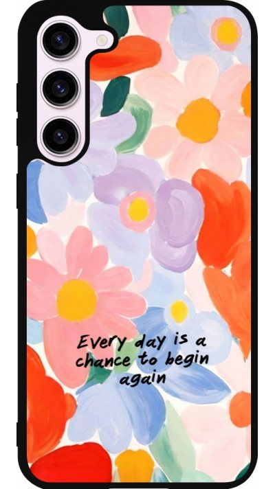 Samsung Galaxy S23+ Case Hülle - Silikon schwarz Every day is a chance 2026