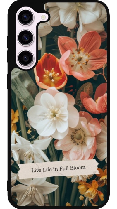 Samsung Galaxy S23+ Case Hülle - Silikon schwarz Full Bloom 2026