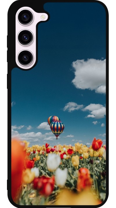 Samsung Galaxy S23+ Case Hülle - Silikon schwarz Hot air balloon 2026