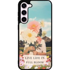 Samsung Galaxy S23+ Case Hülle - Silikon schwarz Live life in full moon 2026