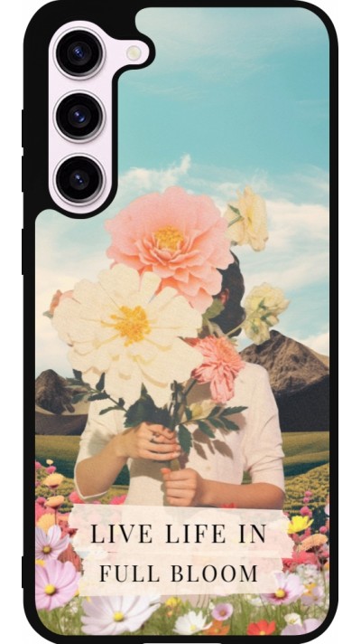 Samsung Galaxy S23+ Case Hülle - Silikon schwarz Live life in full moon 2026