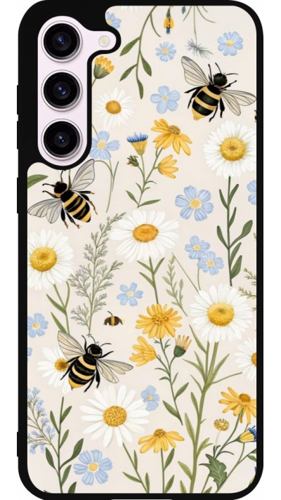 Samsung Galaxy S23+ Case Hülle - Silikon schwarz Pattern bees 2026