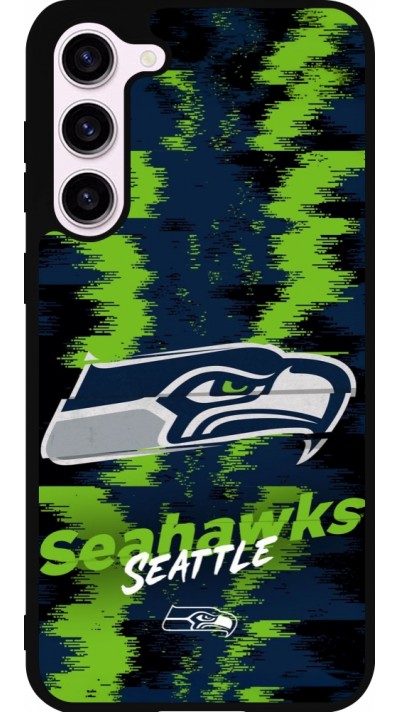 Samsung Galaxy S23+ Case Hülle - Silikon schwarz Super Bowl 26 Seattle 2