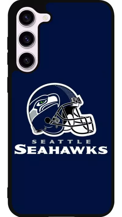 Samsung Galaxy S23+ Case Hülle - Silikon schwarz Super Bowl 26 Seattle 3