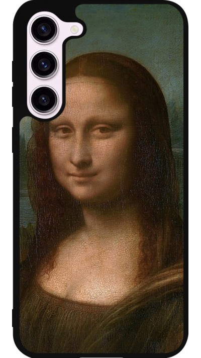 Samsung Galaxy S23+ Case Hülle - Silikon schwarz Kunstbild - Mona Lisa - Leonardo de Vinci