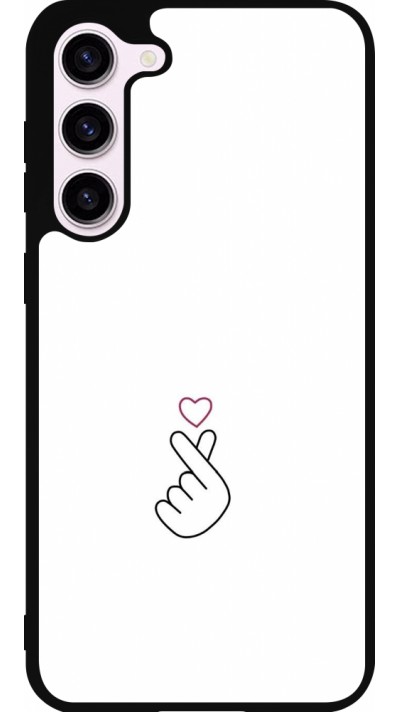 Samsung Galaxy S23+ Case Hülle - Silikon schwarz Valentine 2024 heart by Millennials