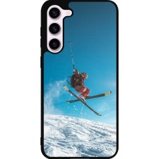 Samsung Galaxy S23+ Case Hülle - Silikon schwarz Winter 22 Ski Jump