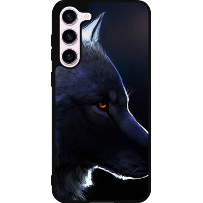 Samsung Galaxy S23+ Case Hülle - Silikon schwarz Wolf Shape