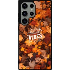 Coque Samsung Galaxy S23 Ultra - Silicone rigide noir Autumn 25 Autumn vibes