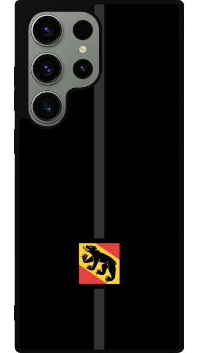 Coque Samsung Galaxy S23 Ultra - Silicone rigide noir Canton BE noir