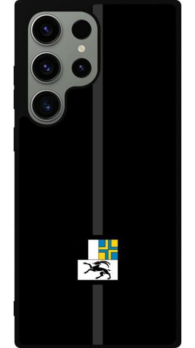Coque Samsung Galaxy S23 Ultra - Silicone rigide noir Canton GR noir