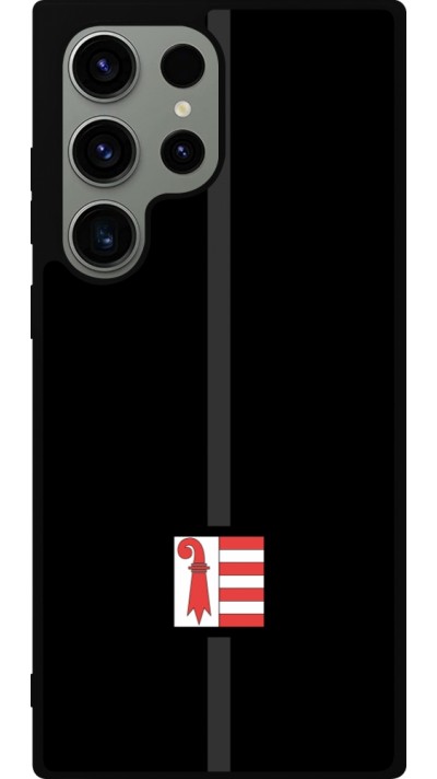 Coque Samsung Galaxy S23 Ultra - Silicone rigide noir Canton JU noir