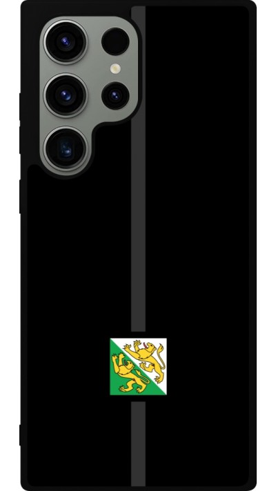Coque Samsung Galaxy S23 Ultra - Silicone rigide noir Canton TG noir